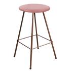 Kit 05 Banqueta Alta Loni Eiffel Bronze Suede Rose Gold