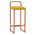 Kit 05 Banqueta Alta Luffi Com Encosto Cozinha Bar Balcão Bis