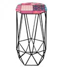 Kit 05 Banqueta Aramado Liz Preto Patchwork Romero Brito