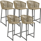 Kit 05 Banqueta Para Área Gourmet Cozinha Varanda Corda Náuti