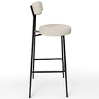 Kit 05 Banquetas Alta Bar Cozinha Sala De Jantar Em Aço Milão