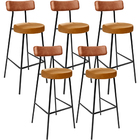 Kit 05 Banquetas Alta Bar Cozinha Sala De Jantar Milão L02 Co