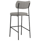 Kit 05 Banquetas Alta Bar Cozinha Sala Jantar Preto Elira L02