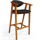 Kit 05 Banquetas Alta Cozinha Bancada Bar Sala De Jantar Fixa