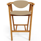 Kit 05 Banquetas Alta Cozinha Bancada Bar Sala De Jantar Fixa