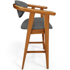 Kit 05 Banquetas Alta Cozinha Bancada Bar Sala De Jantar Fixa