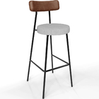 Kit 05 Banquetas Alta Cozinha Bar Sala Jantar Milão L02 Courí