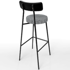 Kit 05 Banquetas Alta Cozinha Sala Jantar Em Aço Milão L02 Co