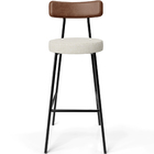 Kit 05 Banquetas Alta Cozinha Sala Jantar Milão L02 Couríssim