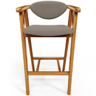 Kit 05 Banquetas Alta Para Cozinha Bancada Bar Sala De Jantar