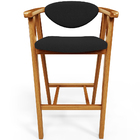 Kit 05 Banquetas Alta Para Cozinha Bancada Bar Sala De Jantar