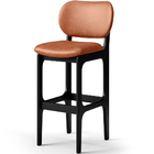 Kit 05 Banquetas Alta Para Cozinha Madeira Fixa Betta L02 Pre