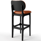 Kit 05 Banquetas Alta Para Cozinha Madeira Fixa Betta L02 Pre