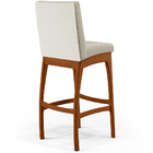 Kit 05 Banquetas Alta Para Cozinha Sala De Jantar Fixa Mila L