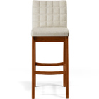 Kit 05 Banquetas Alta Para Cozinha Sala De Jantar Fixa Mila L