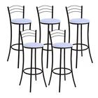 Kit 05 Banquetas Alta Stell Bq10 Hks Milani Store