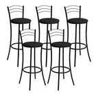 Kit 05 Banquetas Alta Stell Bq10 Hks Milani Store