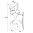 Kit 05 Banquetas Altas Cozinha Bancada Bar Sala De Jantar Est