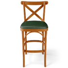 Kit 05 Banquetas Altas Cozinha Bancada Sala Jantar Estofada Á