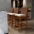 Kit 05 Banquetas Altas Cozinha Sala De Jantar Fixa Mila L02 C