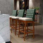 Kit 05 Banquetas Altas Cozinha Sala De Jantar Fixa Mila L02 F