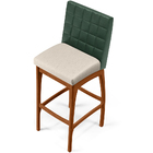 Kit 05 Banquetas Altas Cozinha Sala De Jantar Fixa Mila L02 F