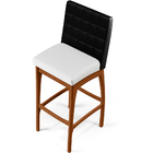 Kit 05 Banquetas Altas Cozinha Sala Jantar Fixa Mila L02 Cour