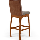 Kit 05 Banquetas Altas Cozinha Sala Jantar Fixa Mila L02 Cour