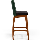 Kit 05 Banquetas Altas Cozinha Sala Jantar Fixa Mila L02 Fact