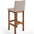 Kit 05 Banquetas Altas Para Cozinha Sala De Jantar Fixa Alya