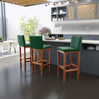 Kit 05 Banquetas Altas Para Cozinha Sala De Jantar Fixa Alya