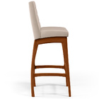 Kit 05 Banquetas Altas Para Cozinha Sala De Jantar Fixa Mila