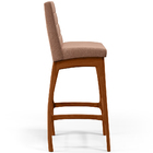 Kit 05 Banquetas Altas Para Cozinha Sala De Jantar Fixa Mila