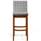 Kit 05 Banquetas Altas Para Cozinha Sala De Jantar Fixa Mila