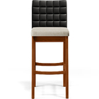 Kit 05 Banquetas Altas Sala De Jantar Fixa Mila L02 Couríssim