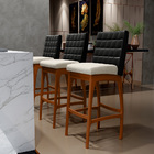 Kit 05 Banquetas Altas Sala De Jantar Fixa Mila L02 Couríssim