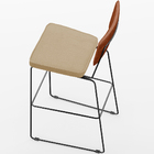 Kit 05 Banquetas Altas Sala Jantar Fixa Allana L02 Couríssimo