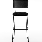 Kit 05 Banquetas Altas Sala Jantar Fixa Allana L02 Couríssimo