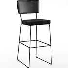 Kit 05 Banquetas Altas Sala Jantar Fixa Allana L02 Couríssimo