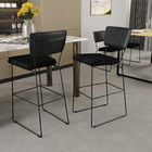 Kit 05 Banquetas Altas Sala Jantar Fixa Allana L02 Couríssimo