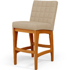 Kit 05 Banquetas Baixa Cozinha Bancada Bar Sala Jantar Fixa M