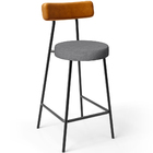 Kit 05 Banquetas Baixa Cozinha Jantar Milão L02 Couríssimo Wh