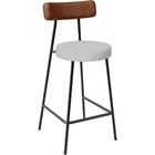 Kit 05 Banquetas Baixa Cozinha Sala De Jantar Milão L02 Courí