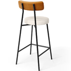 Kit 05 Banquetas Baixa Cozinha Sala Jantar Bancada Milão L02