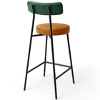 Kit 05 Banquetas Baixa Cozinha Sala Jantar Bancada Milão L02