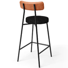 Kit 05 Banquetas Baixa Cozinha Sala Jantar Bancada Milão L02