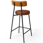 Kit 05 Banquetas Baixa Cozinha Sala Jantar Bancada Milão L02