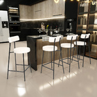 Kit 05 Banquetas Baixa Para Cozinha Sala De Jantar Bancada Mi