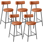 Kit 05 Banquetas Baixa Para Cozinha Sala De Jantar Bancada Mi