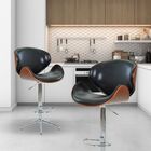 Kit 05 Banquetas Kobe Giratória Com Regulagem De Altura E Bas